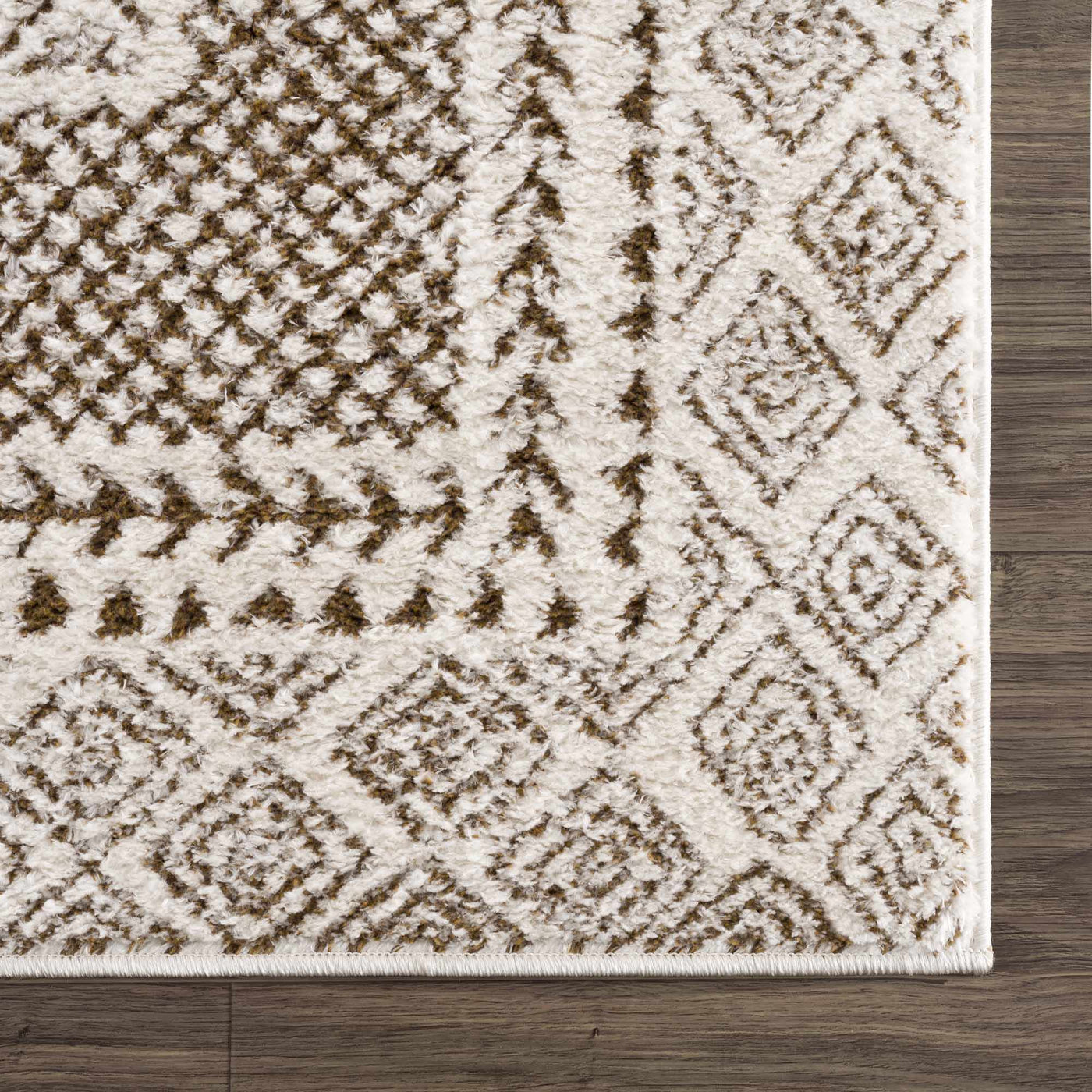Julio Scandi Boho Area Rug - Brown by Boutique Rugs