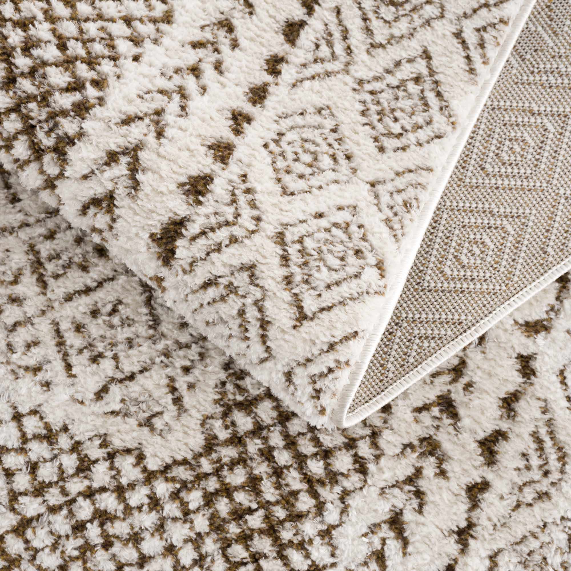 Julio Scandi Boho Area Rug - Brown by Boutique Rugs