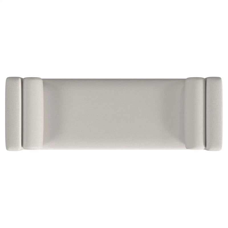 Thomas - Raised Arm Accent Bench - Ivory