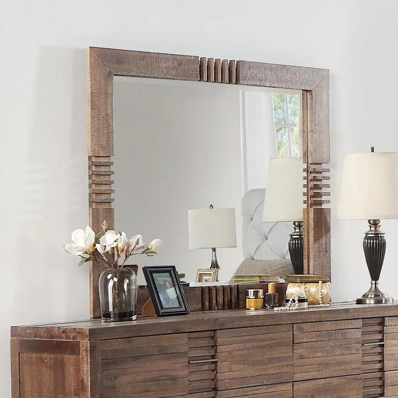 Andria - Mirror - Reclaimed Oak by Unique Piece Furniture