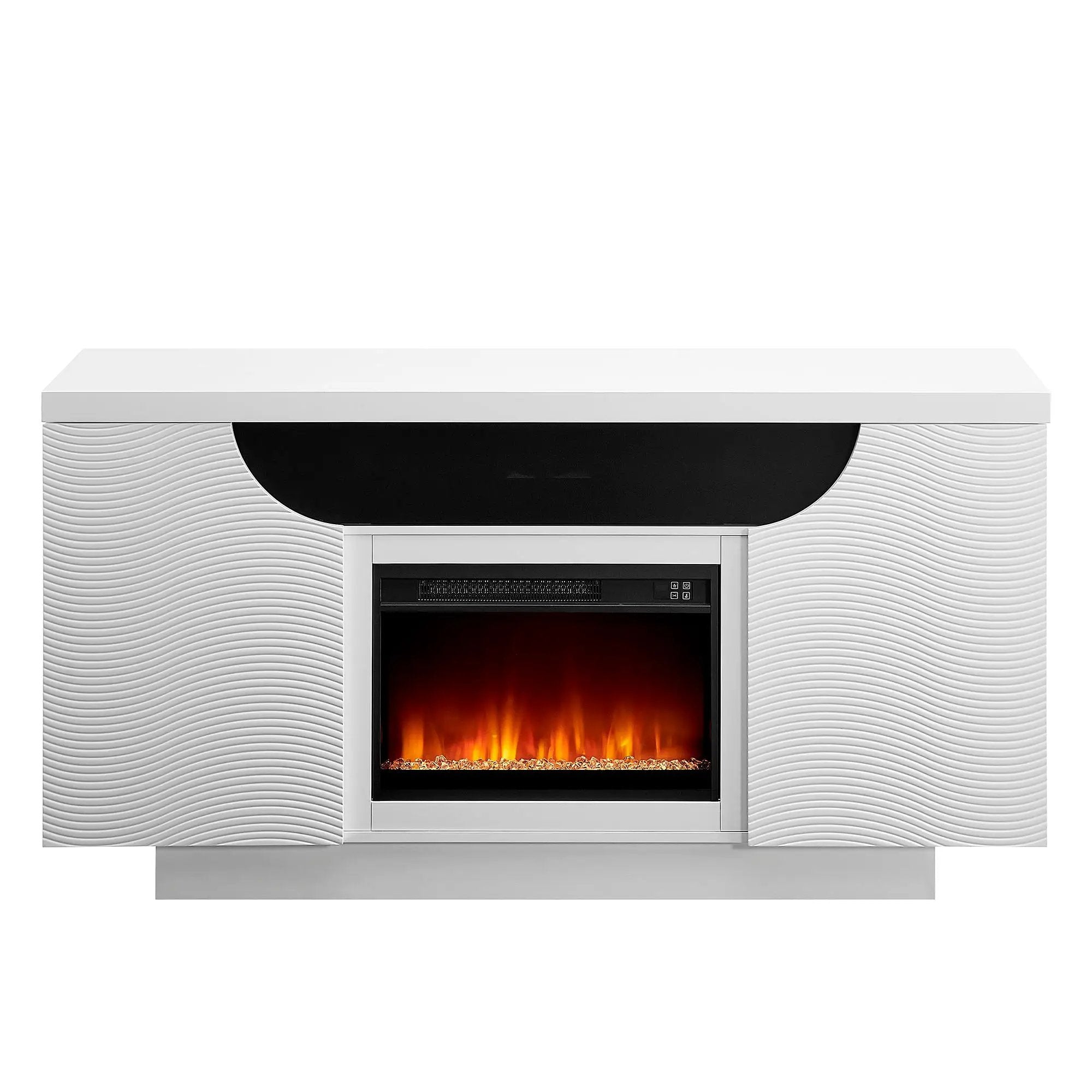 Alessia - Electric Fireplace With Multi Color LED And Flame Settings by Unique Piece Furniture
