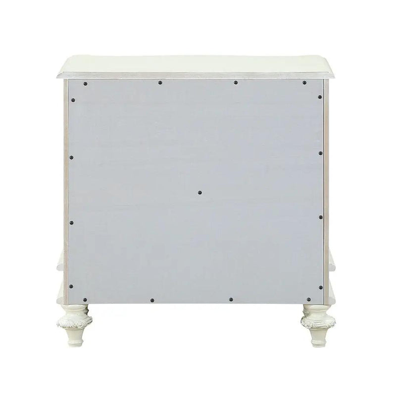Dorothy - Nightstand With 2 Drawers - Ivory by Unique Piece Furniture