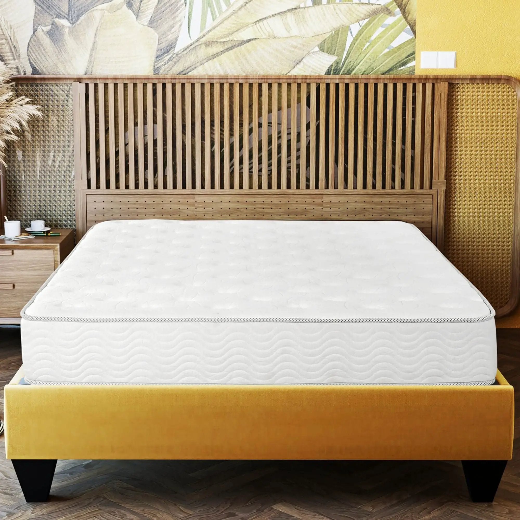 Premium 9" Medium Pocket Spring Mattress by HouseOfZazla