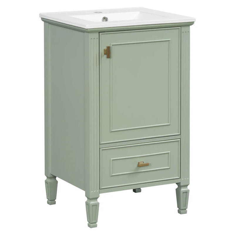 Retro Bathroom Vanity With Sink