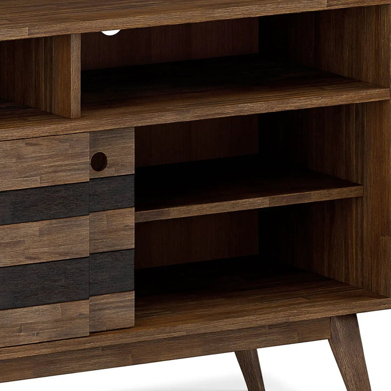 Clarkson - TV Stand - Rustic Natural Aged Brown by Unique Piece Furniture