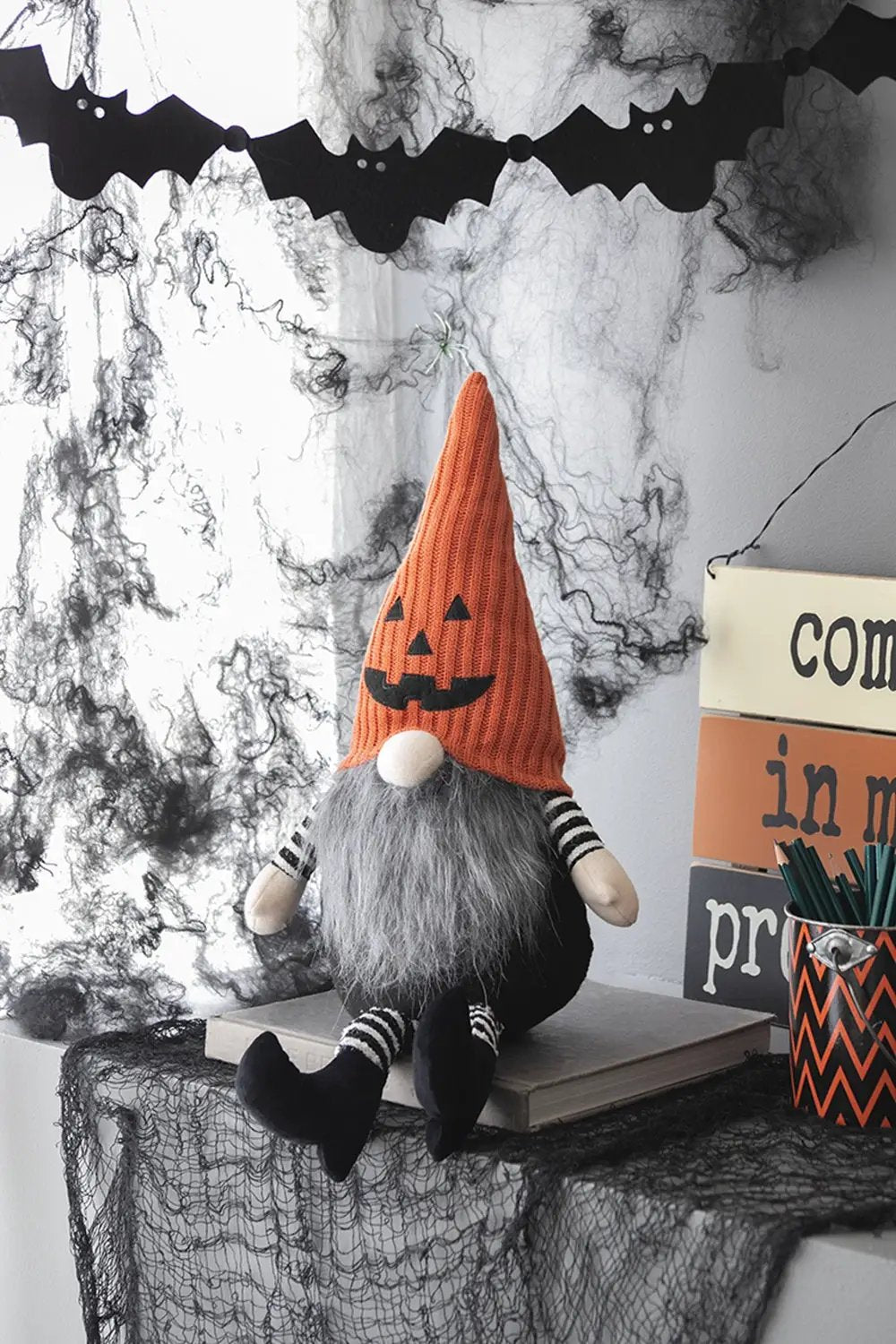 Set of 2 Fabric Sitting Gnomes by HouseOfZazla