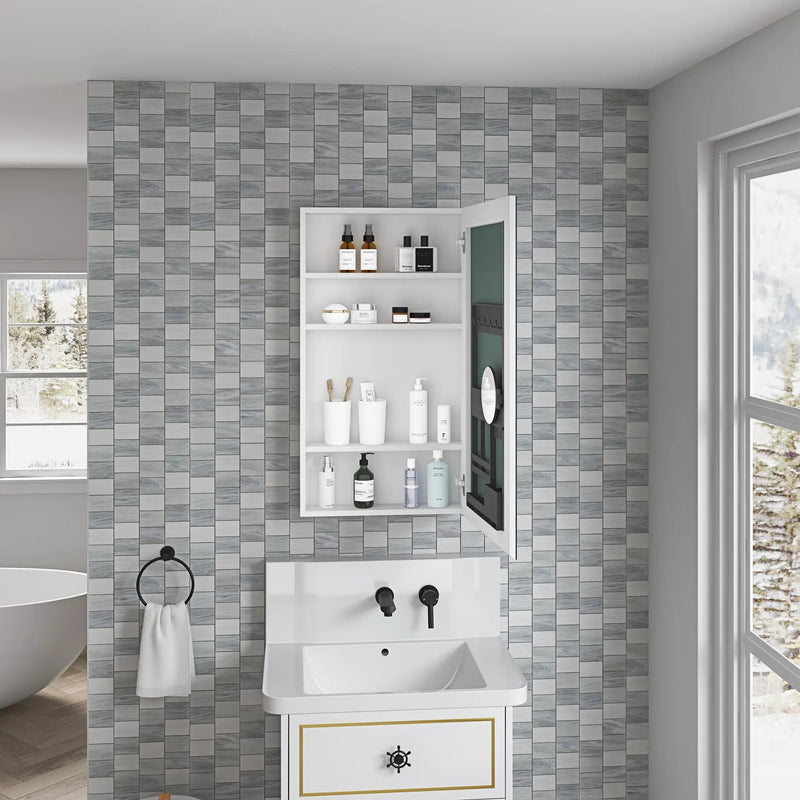 Frameless Mirror Medicine Cabinet by HouseOfZazla