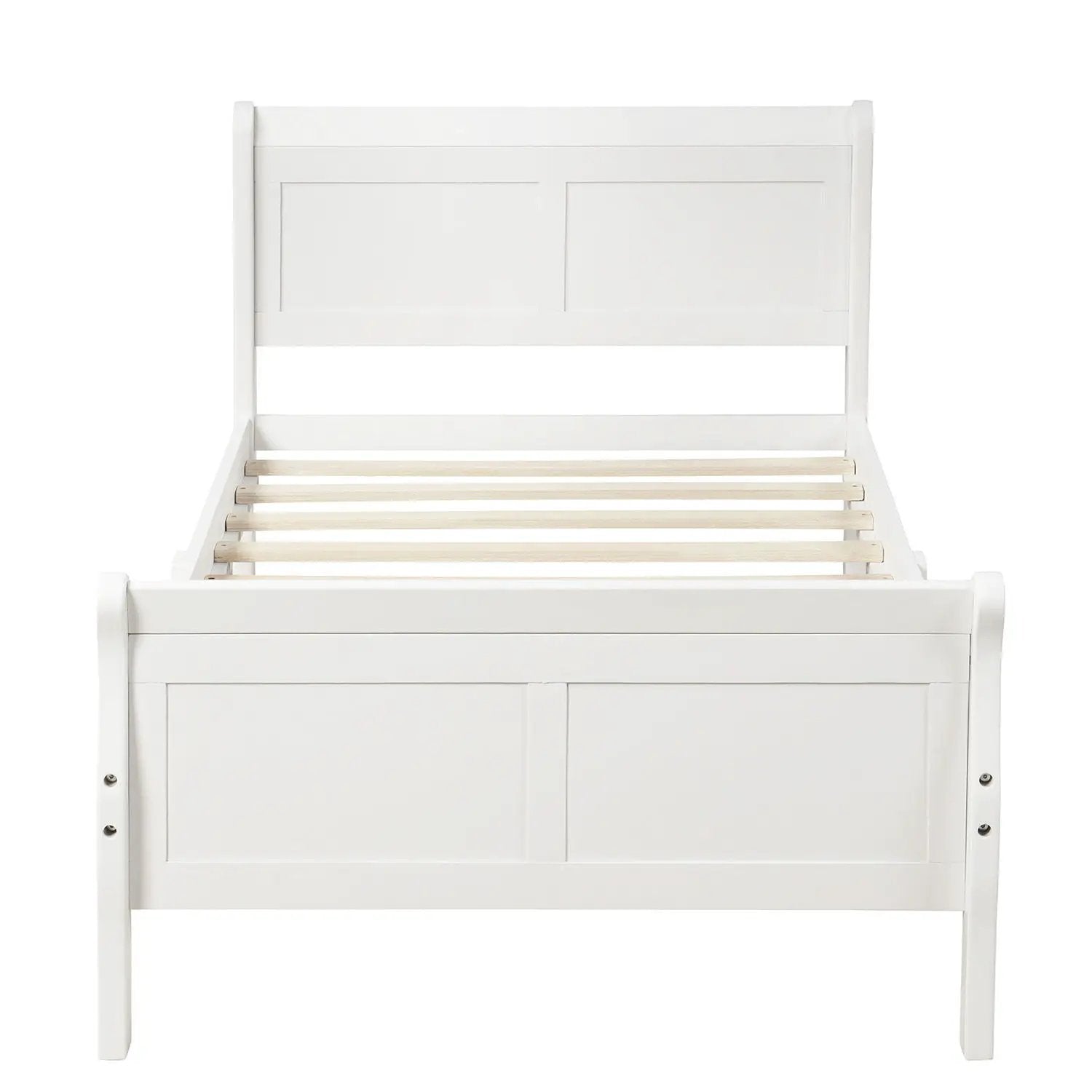 Platform Bed Frame Mattress Foundation Sleigh Bed With Headboard / Footboard / Wood Slat Suppor by Unique Piece Furniture