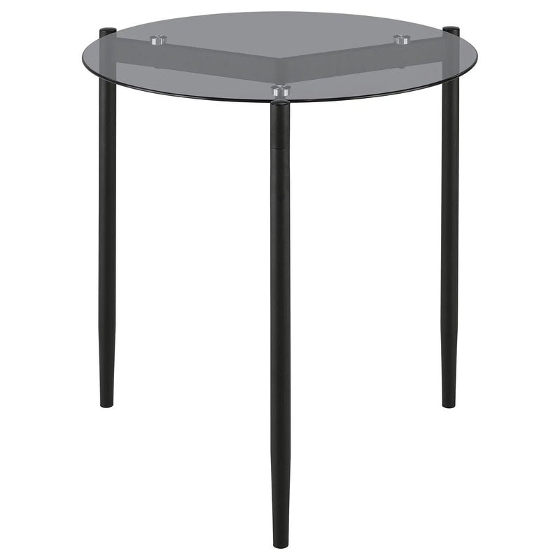 Rosalie 3-piece Round Coffee and End Table Set Grey by Unique Piece Furniture