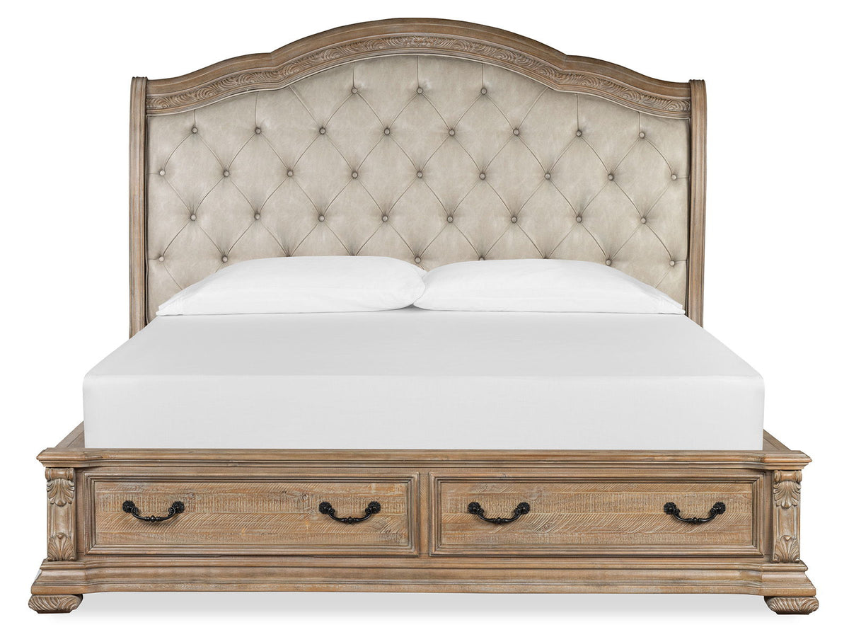 Marisol - Upholstered Sleigh Storage Bed, photo 7 of 7