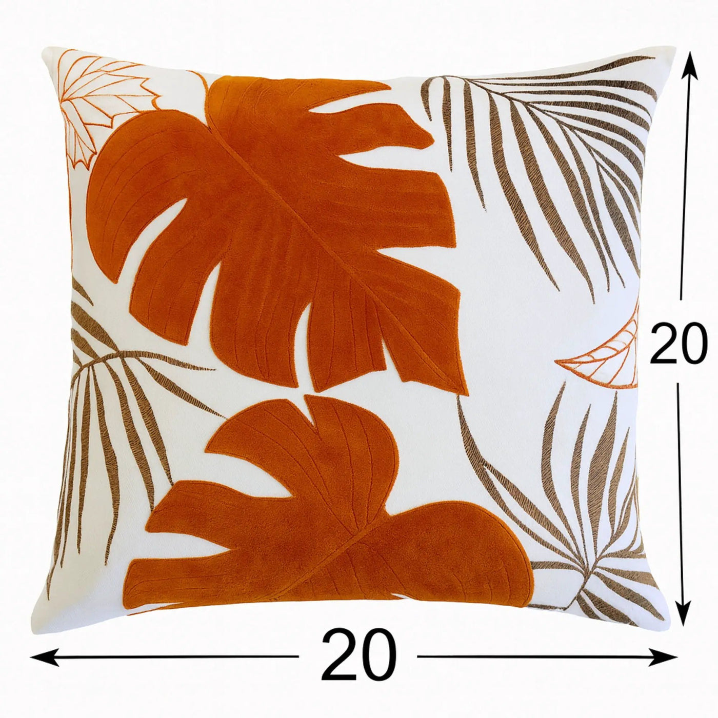Autumn Vibes Leaf Accent Pillow by HouseOfZazla