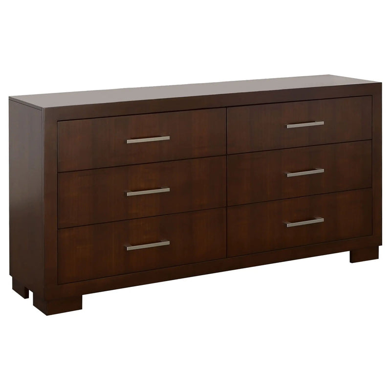 Jessica 5-piece California King Bedroom Set Cappuccino by Unique Piece Furniture