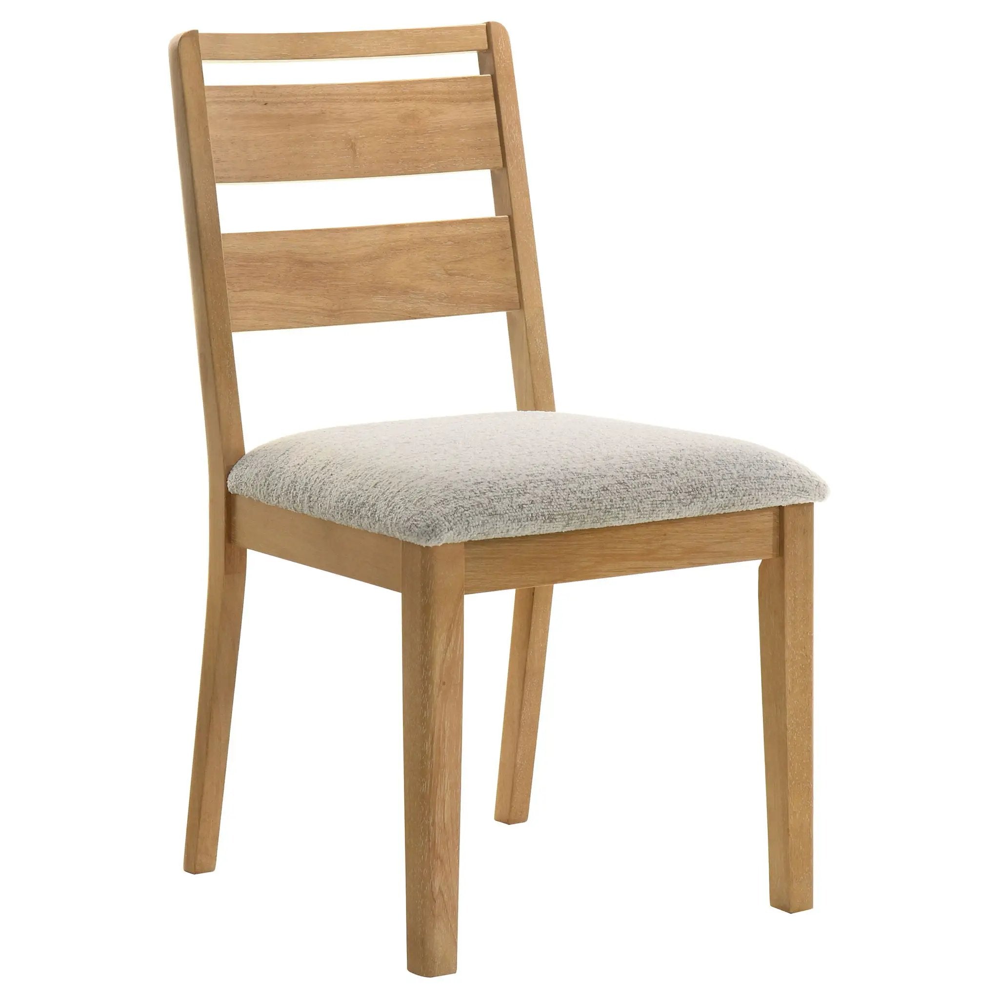 Duncan Ladder Back Dining Side Chair Washed Oak (Set of 2) by Unique Piece Furniture