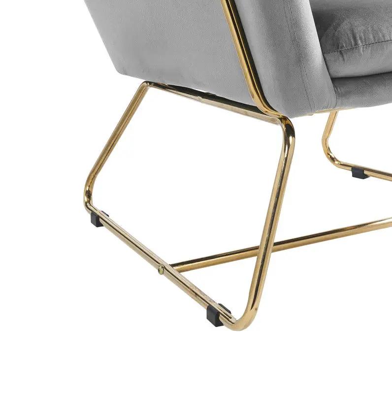 Keira - Accent Chair With Metal Base by HouseOfZazla
