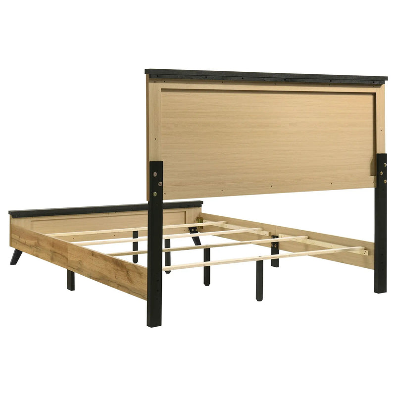 Kaywood 52-inch Queen Panel Bed Natural Pine by Unique Piece Furniture