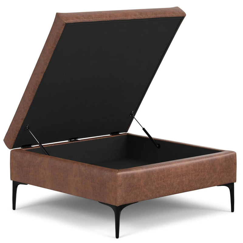 Rebecca - Multifunctional Coffee Table Storage Ottoman With Lift Up Lid by HouseOfZazla