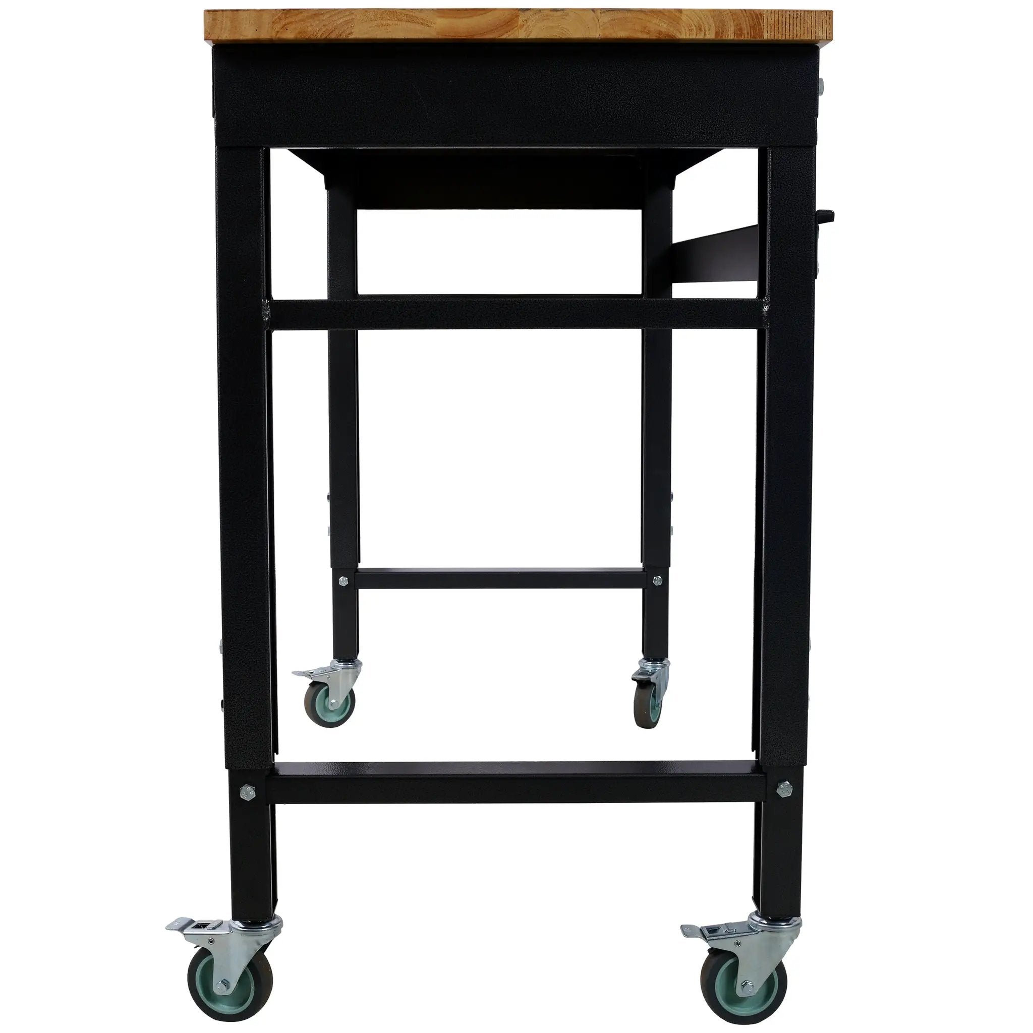 48" Wide Rolling Workbench - Adjustable Height for Workshop by HouseOfZazla