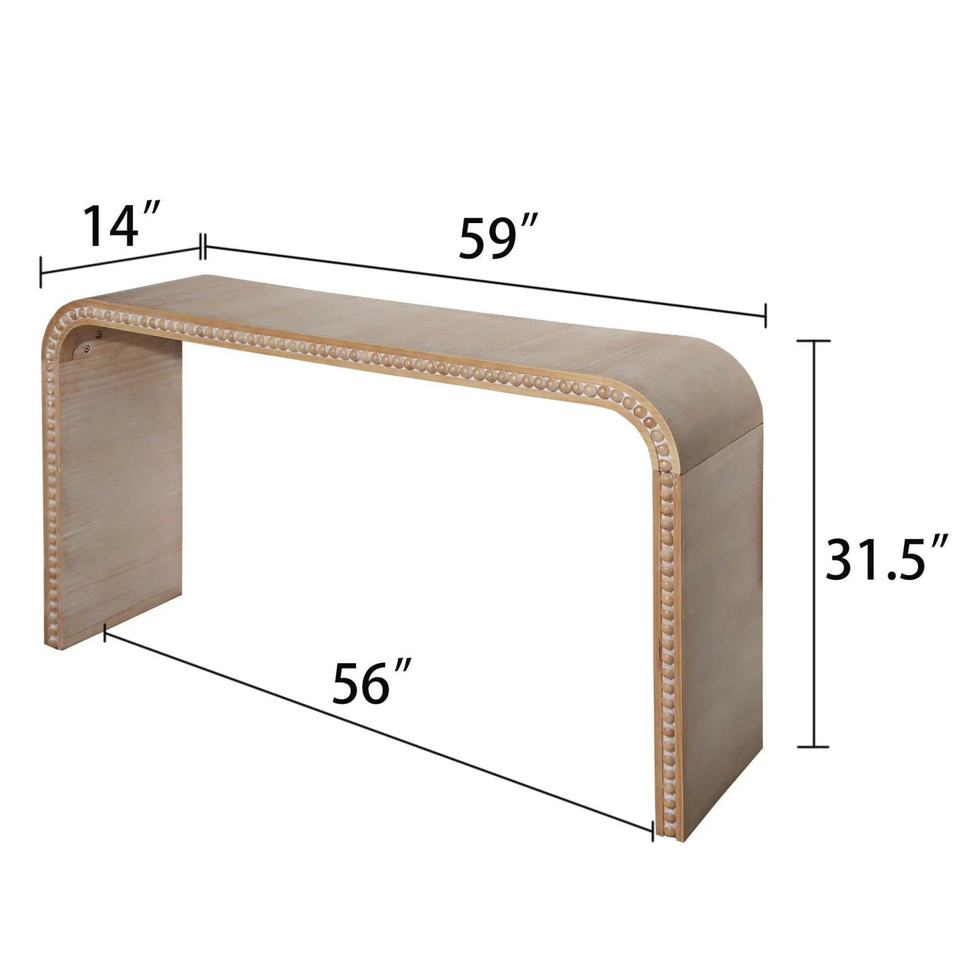 Waterfall Console Table by HouseOfZazla