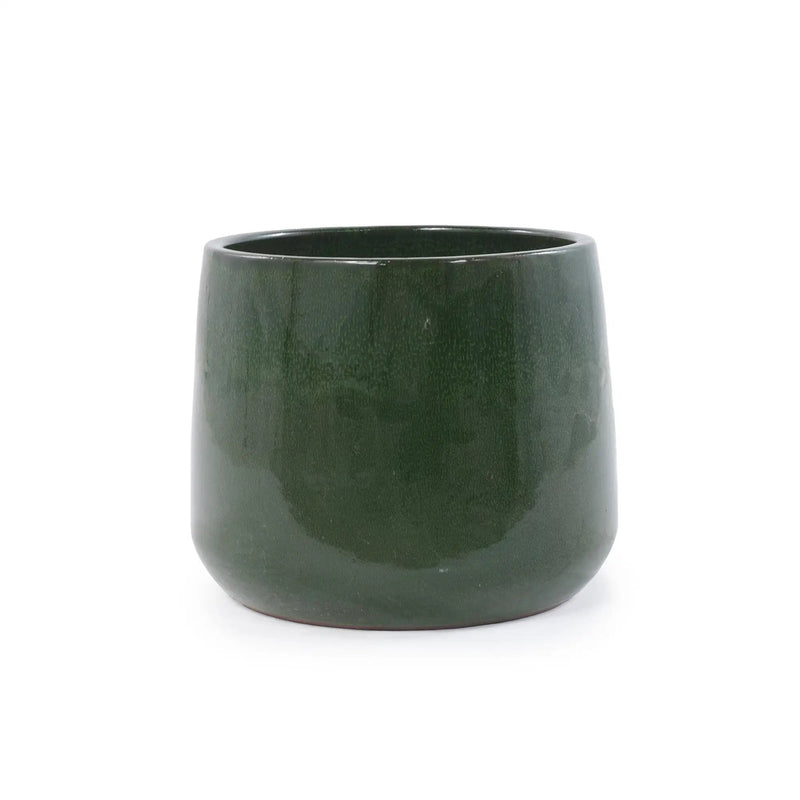 Handmade Solid Glazed Ceramic Planter Set of 4 by HouseOfZazla