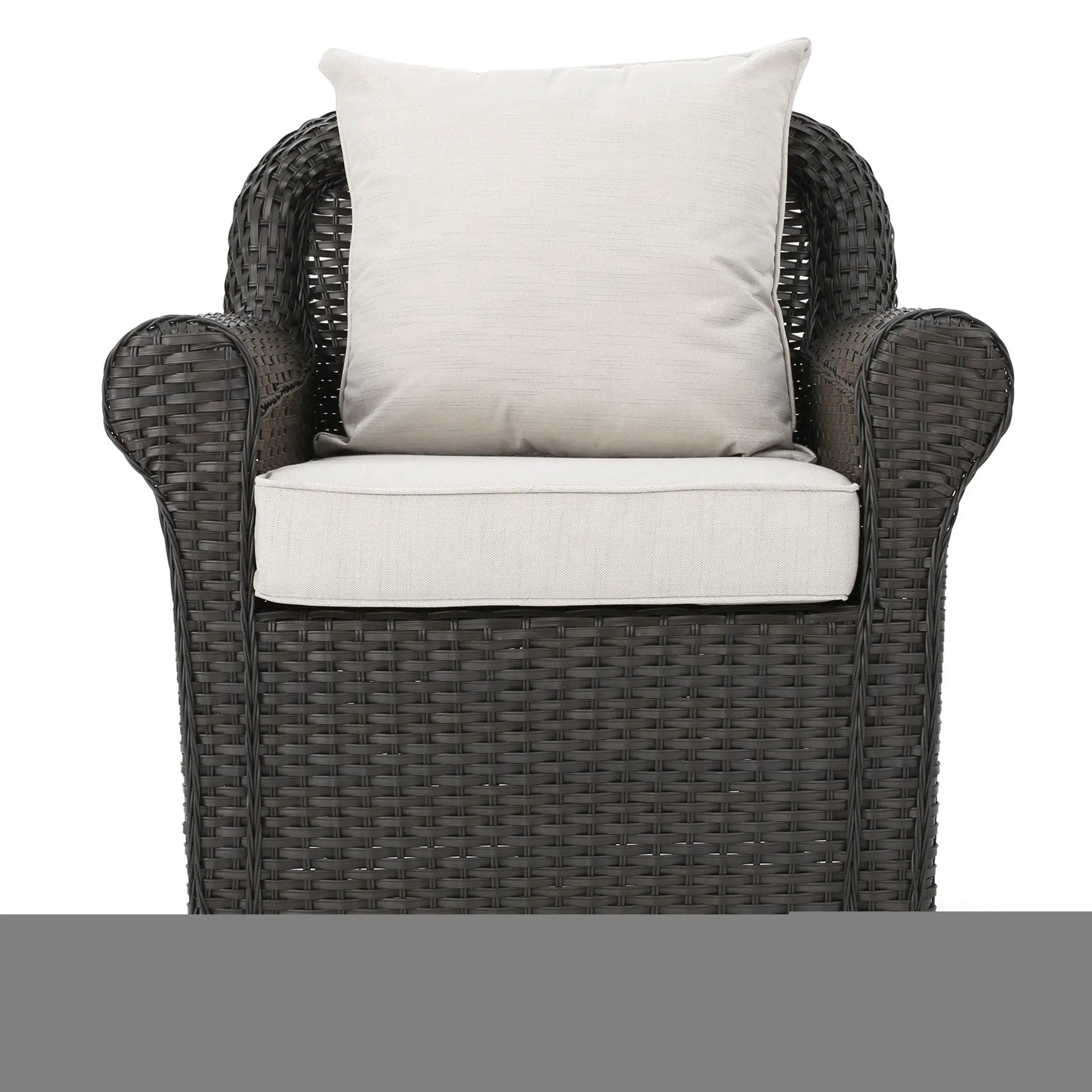 Amaya Outdoor Swivel Rocker Chair with Water Resistant Cushions by HouseOfZazla