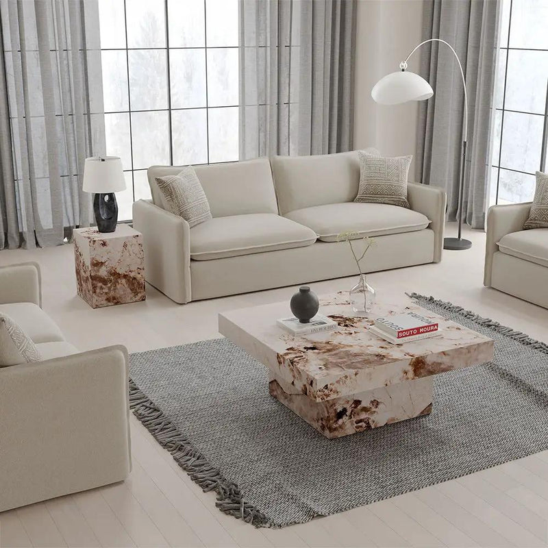 Fultan - Coffee Table - Engineered Stone by Unique Piece Furniture