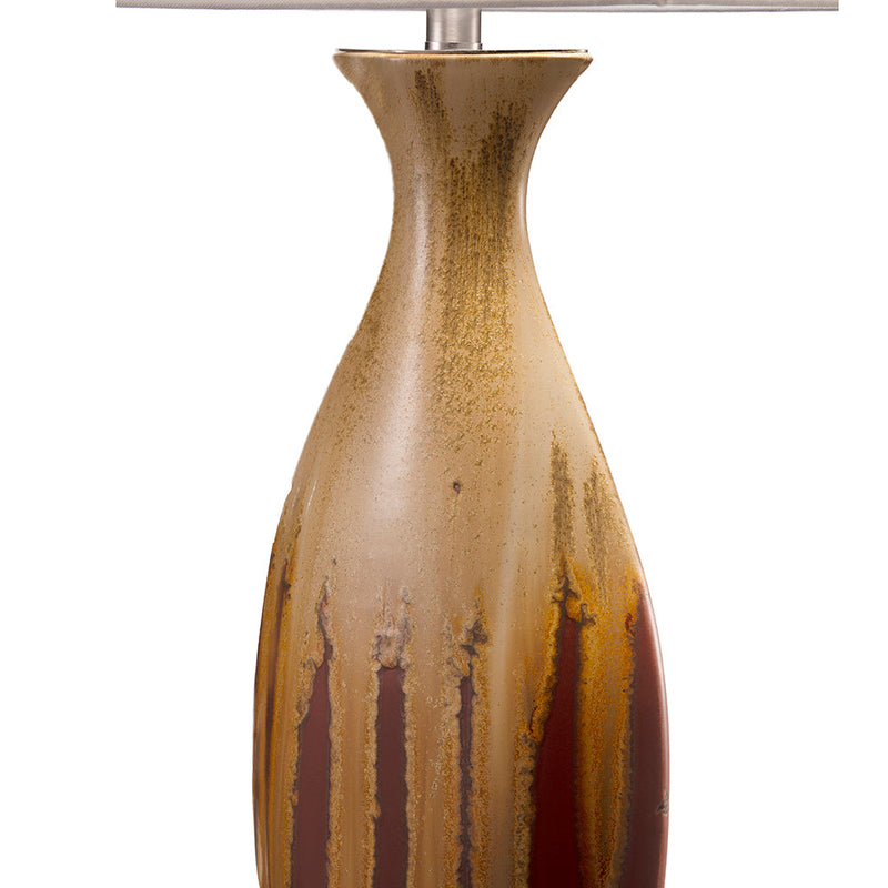 16x10.5x36 In Ceramic Table Lamp by HouseOfZazla