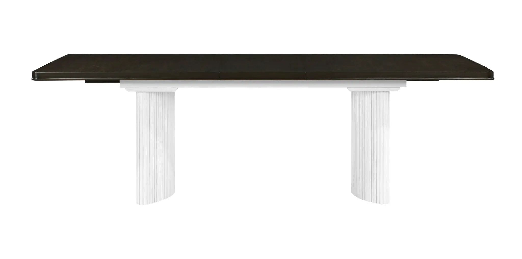 Carene - Dining Table (With Leaf) - Brown / White by Unique Piece Furniture