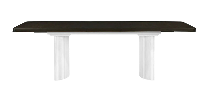 Carene - Dining Table (With Leaf) - Brown / White by HouseOfZazla