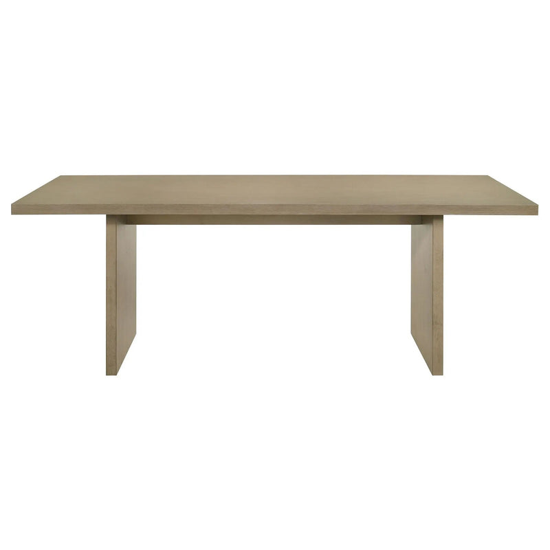 Decker 7-piece 82-inch Rectangular Dining Set Cream and Natural Oak by Unique Piece Furniture