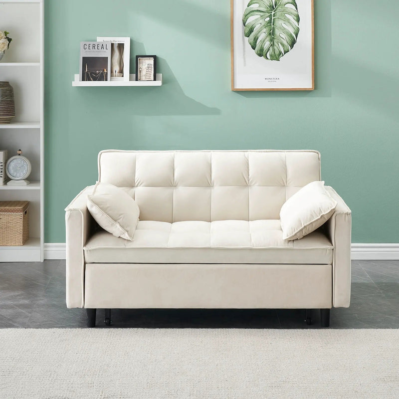 Sofa Bed With Pockets, 3 In 1 Convertible For Living Room by HouseOfZazla