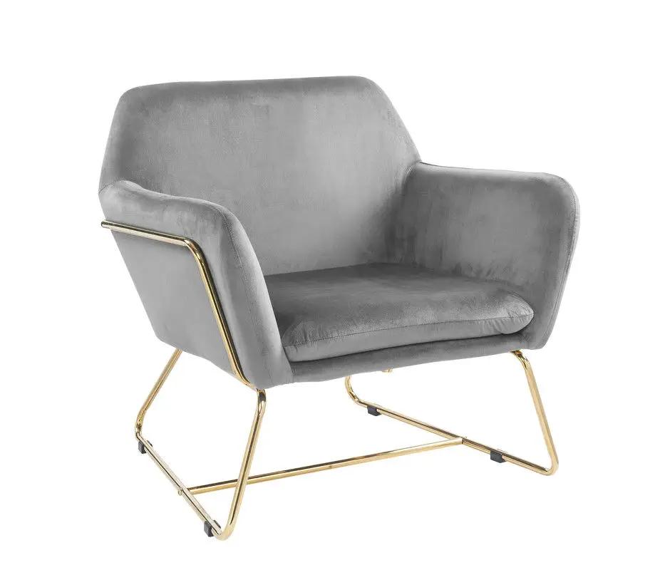 Keira - Accent Chair With Metal Base by HouseOfZazla