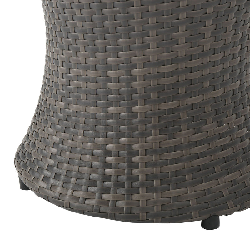 Thrive - Hourglass Rattan Table With No Glass Top by HouseOfZazla