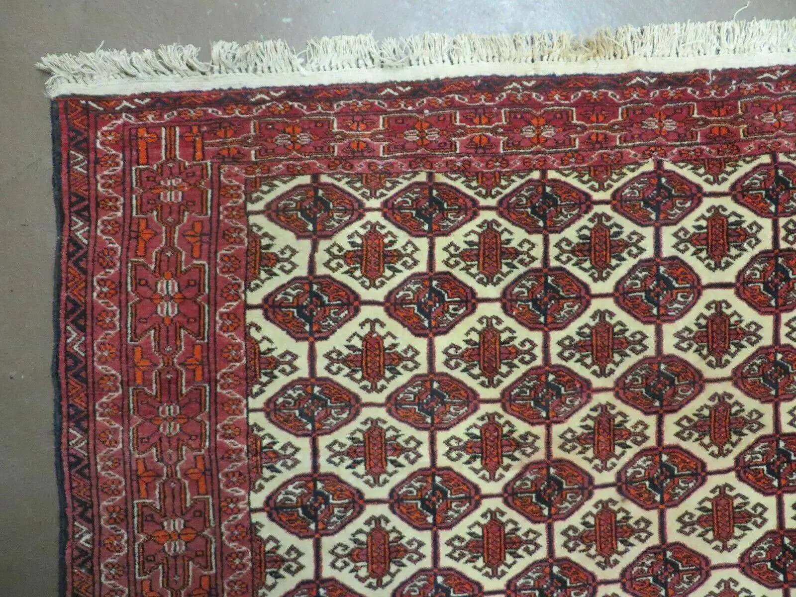 4' X 6' Handmade Finely Knotted Pakistan Turkoman Bokhara Wool Rug Nice by Jewel Rugs