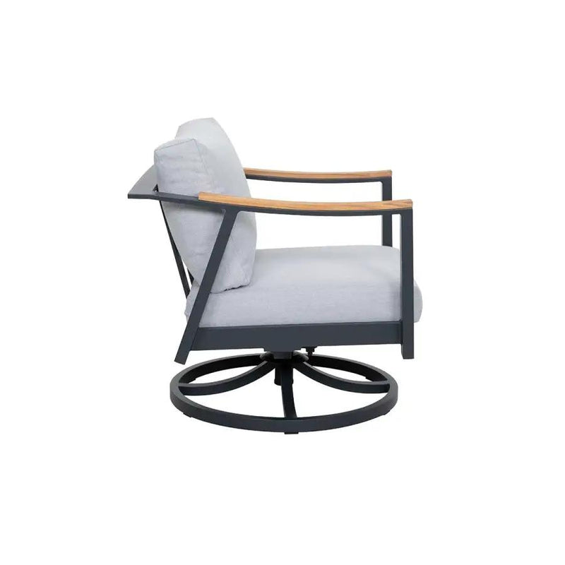 2 Nova Aluminum Swivel Rocking Chair by Outdoor-USA®
