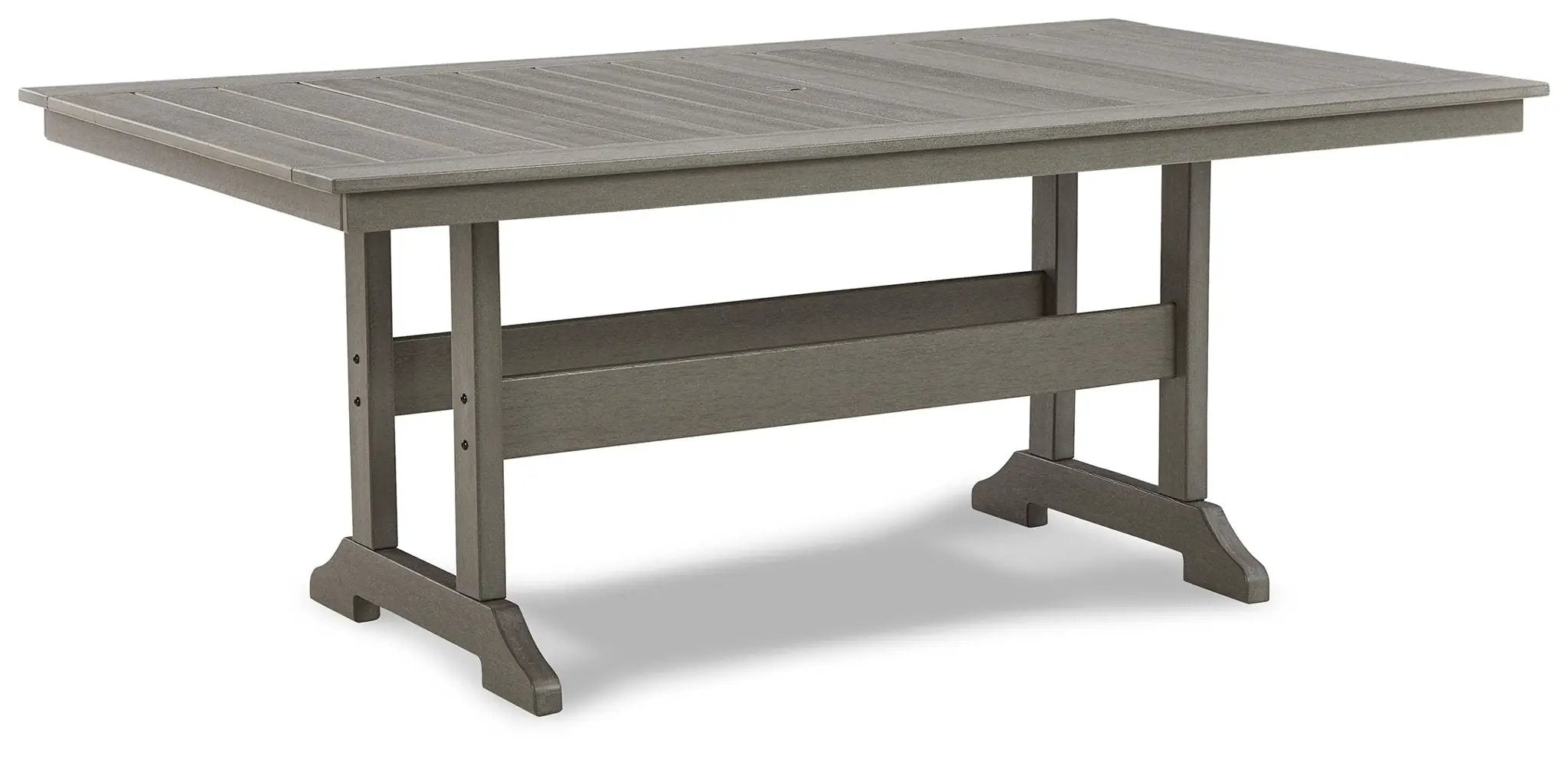 Visola - RECT Dining Table w/Umb OPT - Gray by Unique Piece Furniture