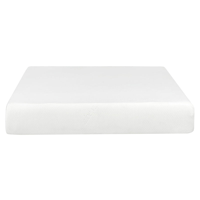 10" Plush Gel Memory Foam Mattress Bed With Cooling Technology, Aloe Vera Cover by Unique Piece Furniture