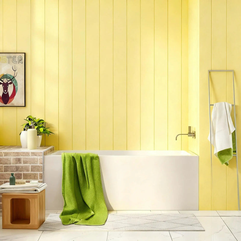 Alcove Soaking Bathtub With Skirt - Back-To-Wall Design, Compact - Glossy White by HouseOfZazla