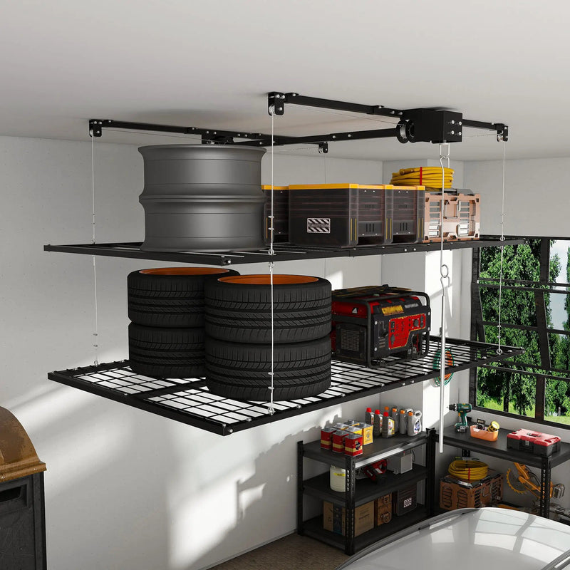 Overhead Garage Storage Rack by HouseOfZazla