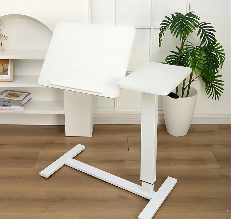 Overbed Bedside Desk, Mobile Rolling Laptop Stand by HouseOfZazla