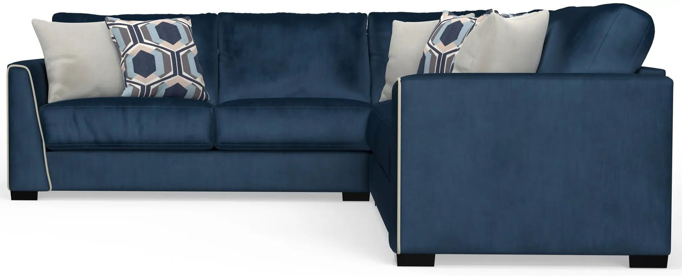 Jetson - Sectional With Comfort Coil Seat Cushions And Included Accent Pillows by Unique Piece Furniture