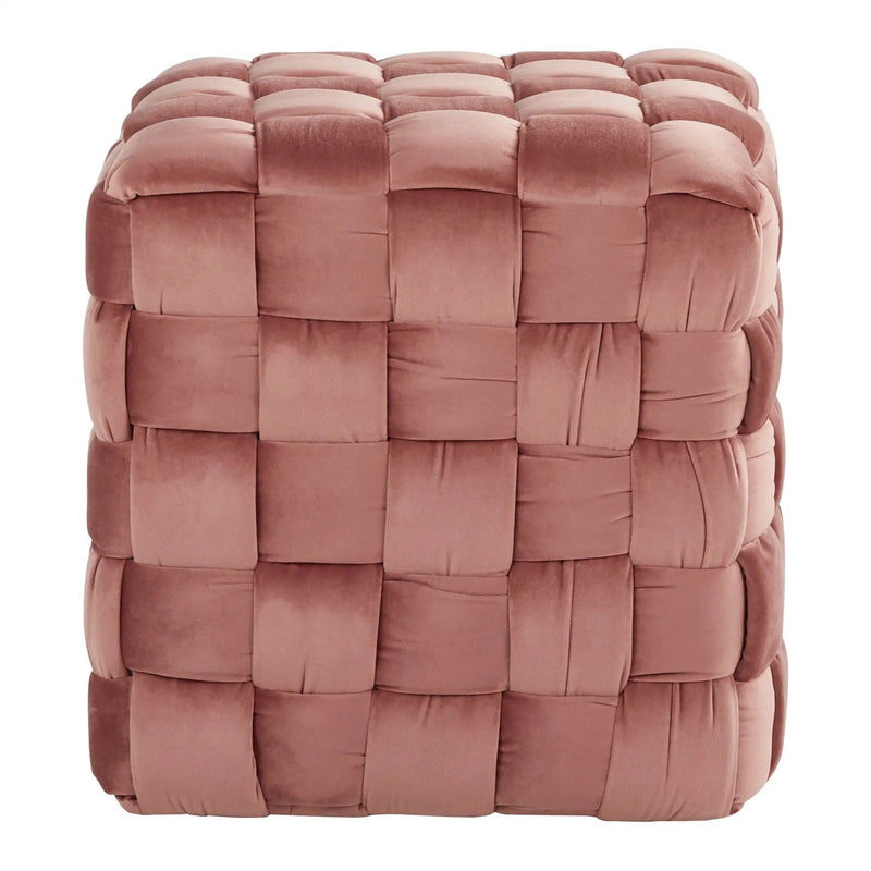 Square Braided Ottoman - by Unique Piece Furniture