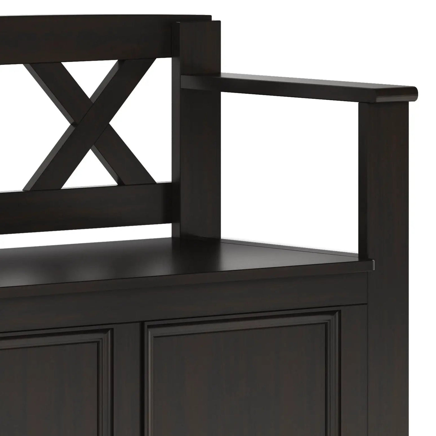 Amherst - Small Transitional Entryway Storage Bench by HouseOfZazla