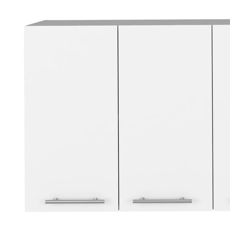 Kitchen Cabinet Durham Four Doors - White by Unique Piece Furniture