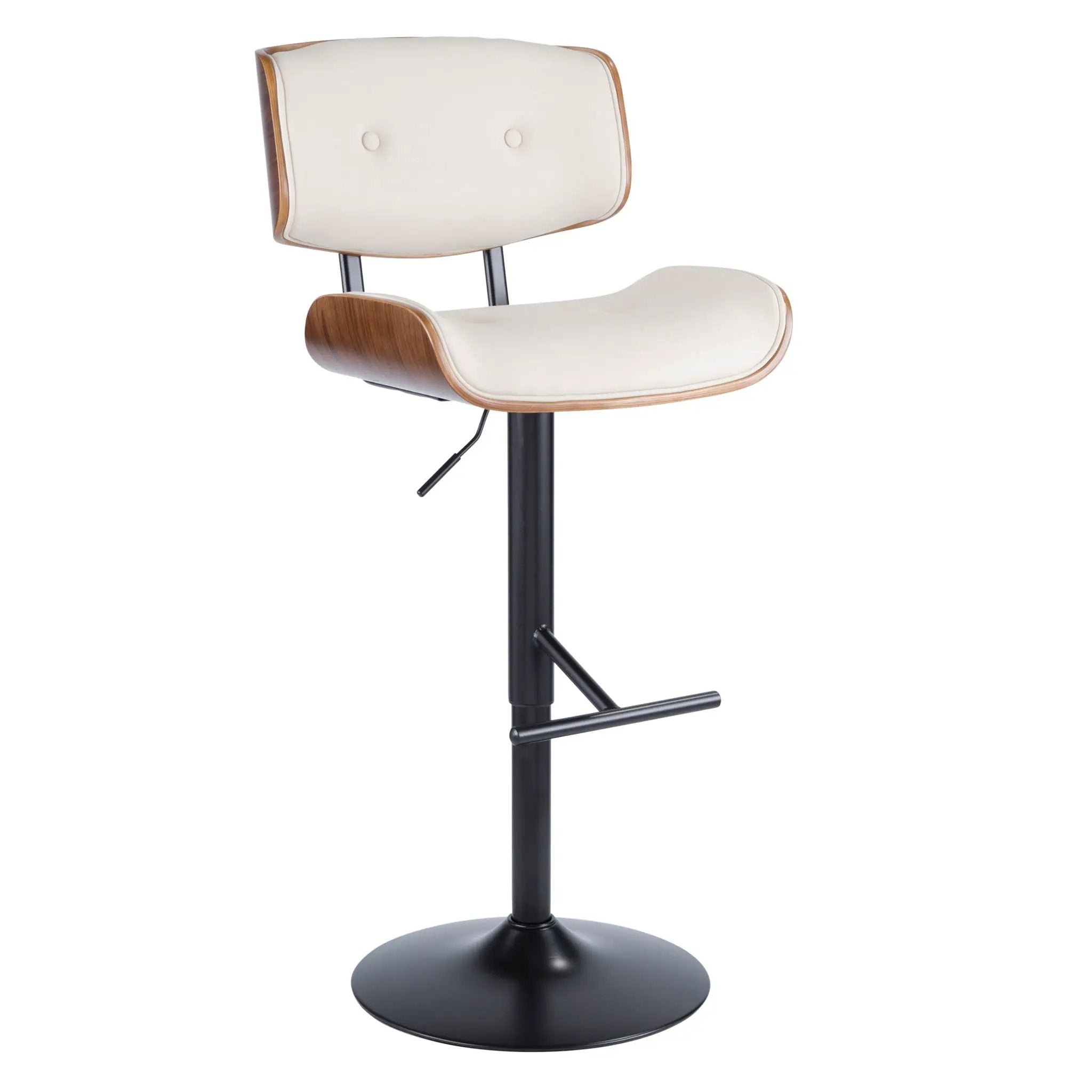 Lombardi - Mid Century Modern Adjustable Barstool by Unique Piece Furniture