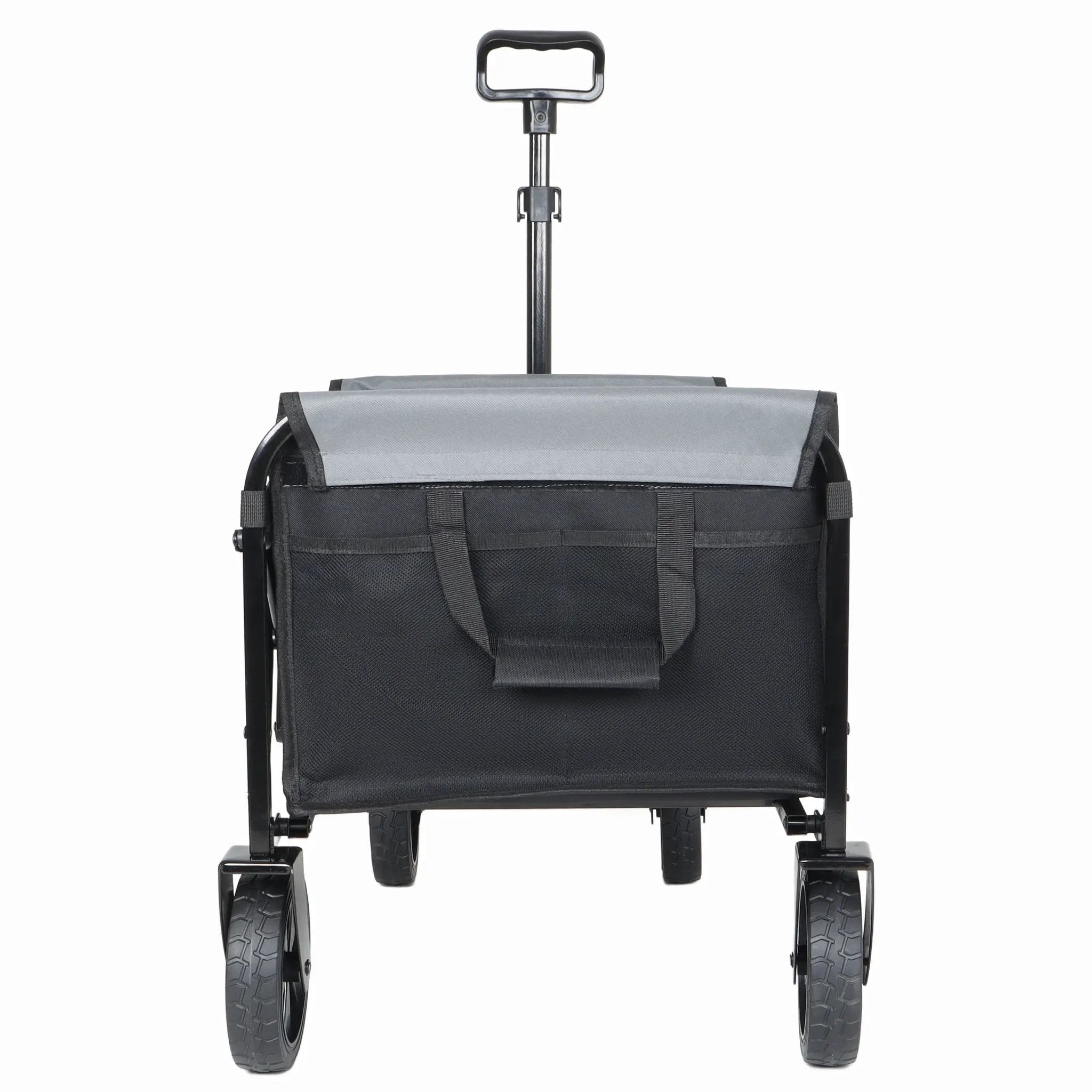 All-in-One Convertible Folding 4-Wheel Trolley with Bench Seat by HouseOfZazla