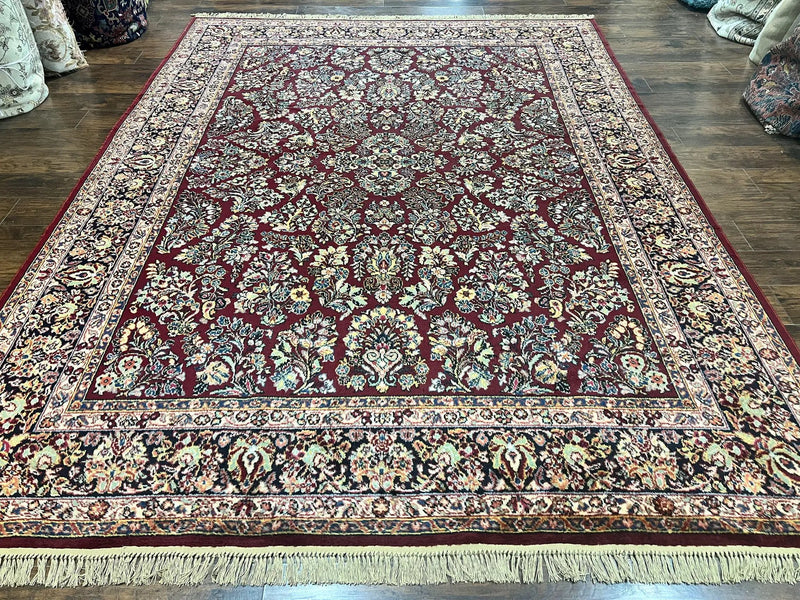 Karastan Rug 9x12 Red Sarouk #785, Wool Karastan Carpet, Discontinued Vintage, Original 700 Series, Karastan Area Rug by Jewel Rugs