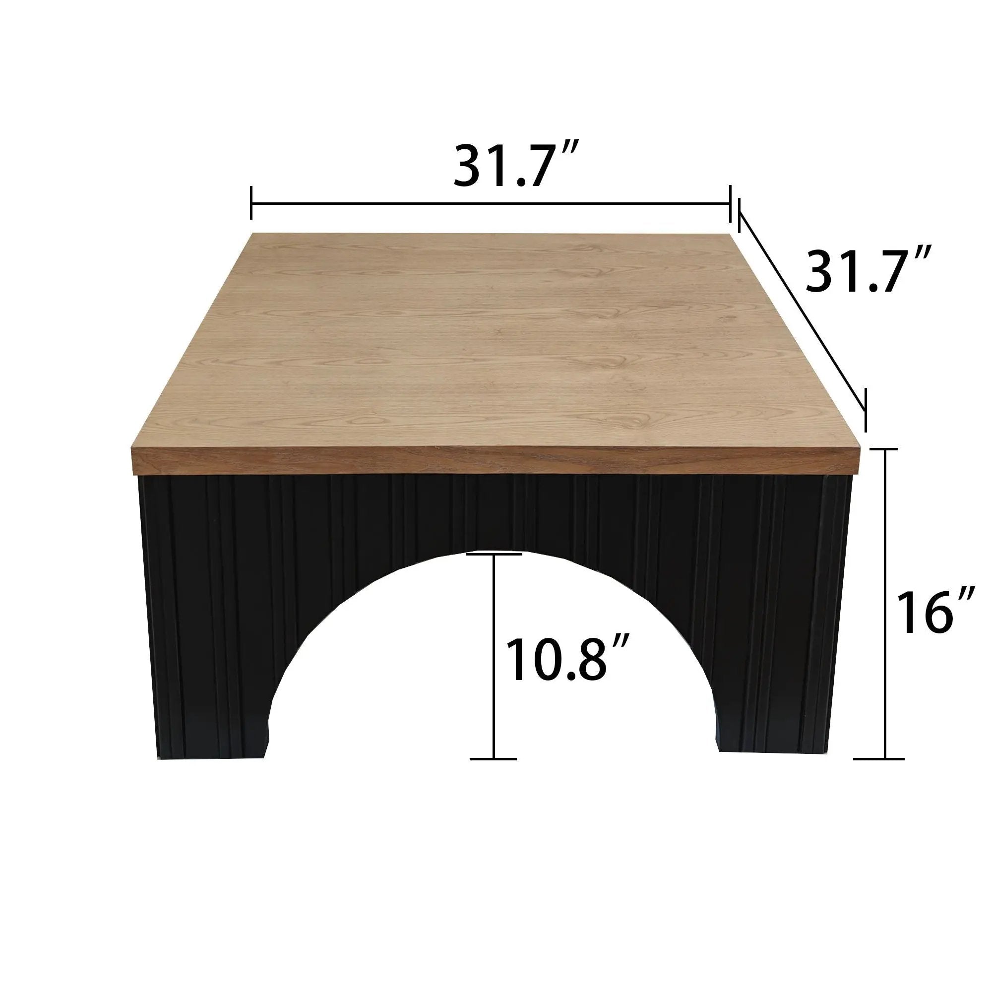 Arch Fluted Table by Unique Piece Furniture