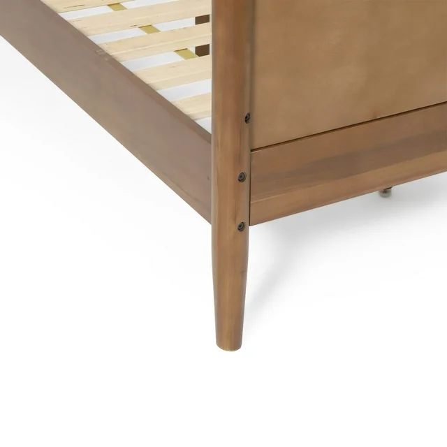 Cohron Solid Wood Platform Bed (Twin Bed) by HouseOfZazla