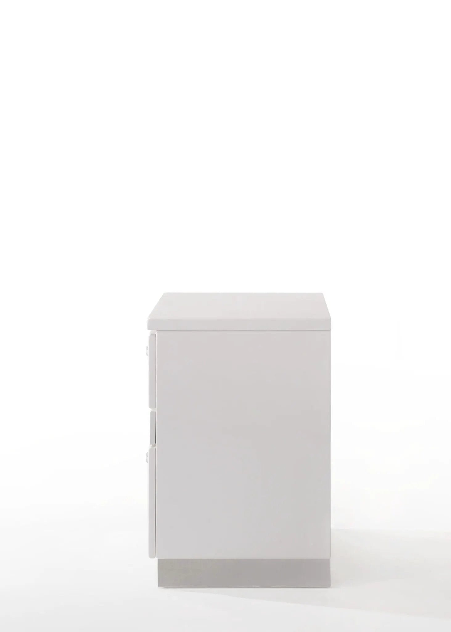 Naima II - High Gloss Nightstand - White by Unique Piece Furniture