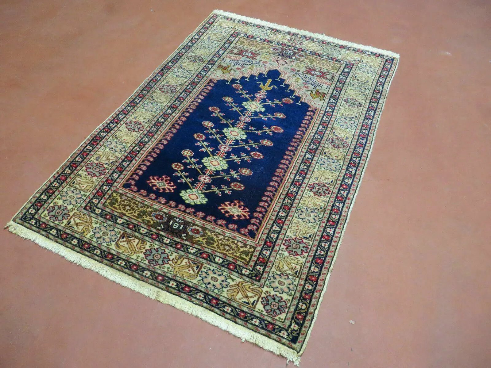 3' X 4' Semi Antique Handmade Turkish Prayer Kaisery Wool Rug Nice by Jewel Rugs